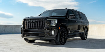 De-badged blackout 2023 GMC Yukon Denali