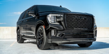 Bold blackout GMC Yukon Denali custom build.