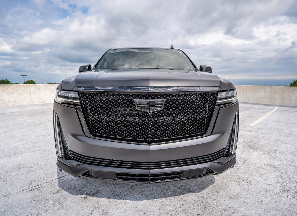 gloss black cadillac grille