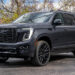 Custom 2025 GMC Yukon Denali with blackout trim and matte black paint protection film.