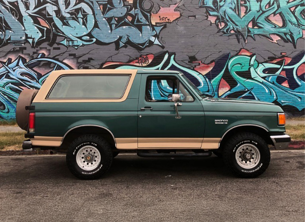 1990 Ford Bronco Eddie Bauer edition trim package.