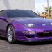Custom Color-Shift Purple 1991 Nissan 300ZX Vinyl Wrap.